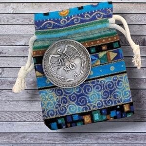 Yes or No?! Silver Coin Flip with pouch